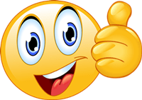 A thumbs up emoticon for spotting the legitimate MLM opportunity.