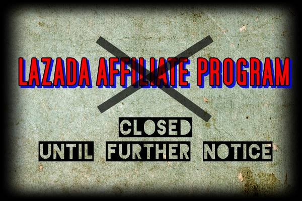 No application is accepted at the moment in the Lazada Affiliate Program.